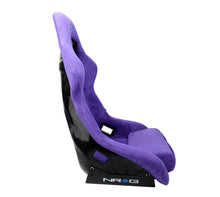 गैलरी व्यूवर में इमेज लोड करें, NRG FRP Bucket Seat PRISMA Edition W/ pearlized Back Purple Alcantara - Large
