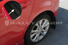 Laden Sie das Bild in den Galerie-Viewer, Rally Armor 2010+ Mazda3/Speed3 UR Black Mud Flap w/ Silver Logo