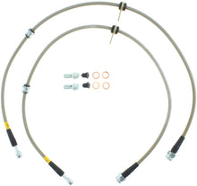 Charger l&#39;image dans la galerie, StopTech 08-10 EVO X AWD Stainless Steel Front Brake Lines