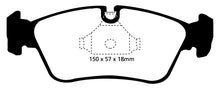 Carica l&#39;immagine nel visualizzatore di Gallery, EBC 99-02 BMW Z3 2.5 Yellowstuff Front Brake Pads