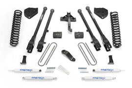 Fabtech 2019 Ford F450/550 4WD 6in 4 Link System w/Perf. Shocks