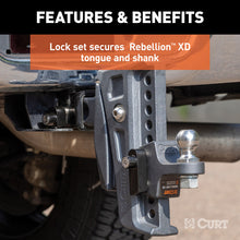 Carica l&#39;immagine nel visualizzatore di Gallery, Curt Replacement Rebellion XD Tongue and Hitch Lock Set