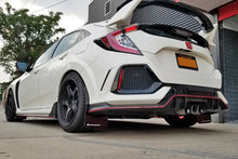 Load image into Gallery viewer, Rally Armor 17-18 Honda Civic Type R (Type R Only) UR Black Mud Flap w/ Red Logo