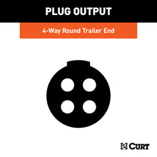 Load image into Gallery viewer, Curt 4-Way Round Connector Plug (Trailer Side Packaged)