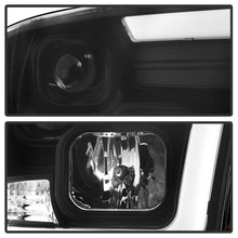 Charger l&#39;image dans la galerie, Spyder 09-16 Dodge Ram 1500 Version 2 Headlights Light Bar DRL Black PRO-YD-DR09V2-LBDRL-BK
