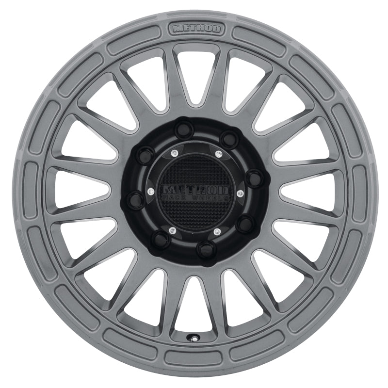 Method MR314 17x8.5 0mm Offset 8x170 130.81mm CB Gloss Titanium Wheel