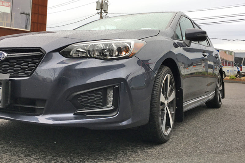 Rally Armor 2017+ Impreza UR Black Mud Flap w/ Grey Logo - 2to4wheels