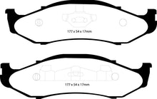 Carica l&#39;immagine nel visualizzatore di Gallery, EBC 97-99 Jeep Cherokee 2.5 82mm High Rotors Yellowstuff Front Brake Pads