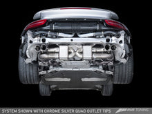 Charger l&#39;image dans la galerie, AWE Tuning Porsche 991.1 Turbo Performance Exhaust and High-Flow Cats - Black Quad Tips