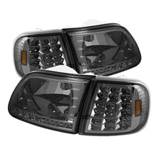 Cargar imagen en el visor de la galería, Xtune Ford F150 97-03 Crystal Headlights w/ Clear LED Corners Smoke HD-ON-FF15097-LED-SET-SM