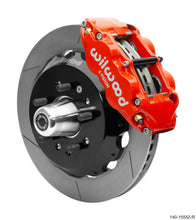 गैलरी व्यूवर में इमेज लोड करें, Wilwood 55-57 Chevrolet Bel Air Forged Narrow Superlite 6R Front Big Brake Kit - Red