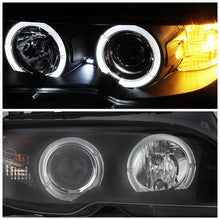 Laden Sie das Bild in den Galerie-Viewer, Spyder BMW E46 3-Series 04-06 2 DR Projector Halogen Model- LED Halo Blk PRO-YD-BMWE4604-2DR-HL-BK