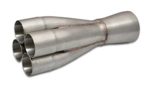 गैलरी व्यूवर में इमेज लोड करें, Vibrant 4-1 SS Merge Collectors (1-7/8in Inlet Slipover ID 2-1/2in Merge Outlet OD) Single Unit