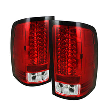 Carica l&#39;immagine nel visualizzatore di Gallery, Spyder GMC Sierra 07-13 (Not 3500 Dually 4 Rear Wheels)LED Tail Lights Red Clear ALT-YD-GS07-LED-RC