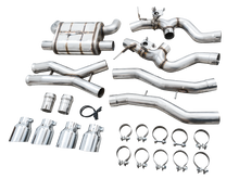Laden Sie das Bild in den Galerie-Viewer, AWE SwitchPath Catback Exhaust for BMW G8X M3/M4 - Chrome Silver Tips