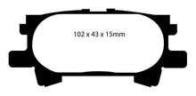 Carica l&#39;immagine nel visualizzatore di Gallery, EBC 04-07 Lexus RX330 3.3 Yellowstuff Rear Brake Pads