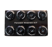 Laden Sie das Bild in den Galerie-Viewer, NRG Fender Washer Kit w/Color Matched M8 Bolt Rivets For Plastic (Black) - Set of 8