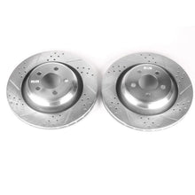 Carica l&#39;immagine nel visualizzatore di Gallery, Power Stop 05-10 Chrysler 300 Rear Evolution Drilled &amp; Slotted Rotors - Pair