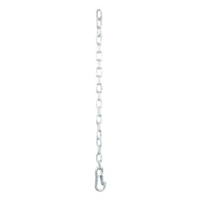 Load image into Gallery viewer, Curt 27in Safety Chain w/1 Snap Hook (5000lbs Clear Zinc)