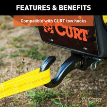 Load image into Gallery viewer, Curt 2in x 30ft Tow Strap (9000lbs GVW)