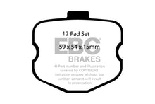 Charger l&#39;image dans la galerie, EBC 06-08 Chevrolet Corvette (C6) 7.0 (Z06) Bluestuff Front Brake Pads