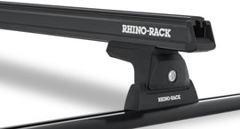 Rhino-Rack Heavy Duty 59in 2 Bar Roof Rack w/Tracks - Black - 2to4wheels