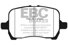 गैलरी व्यूवर में इमेज लोड करें, EBC 04-06 Chevrolet Cobalt 2.0 Supercharged Ultimax2 Front Brake Pads