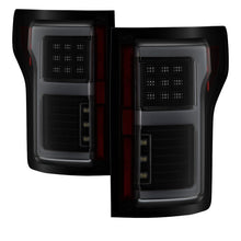Cargar imagen en el visor de la galería, Spyder 15-18 Ford F-150 LED Tail Lights (w/Blind Spot) - Black Smoke (ALT-YD-FF15015BS-LBLED-BSM)