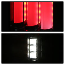 Carica l&#39;immagine nel visualizzatore di Gallery, Spyder 07-16 Jeep Wrangler Version 2 Light Bar LED Tail Lights - Black (ALT-YD-JWA07V2-LBLED-BK)