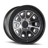 Mayhem 8301 Flat Iron 18x9 / 6x139.7 BP / 0mm Offset / 106mm Hub Matte Black w/ Dark Tint Wheel