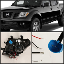 Cargar imagen en el visor de la galería, Spyder Nissan Frontier 05-08 Projector Headlights LED Halo LED Chrm PRO-YD-NF05-HL-C