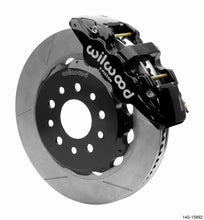 Cargar imagen en el visor de la galería, Wilwood AERO6 Front Hat Kit 14.00 Black 2018-Up Jeep JL w/Lines