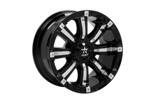 Load image into Gallery viewer, RBP 94R 20x10 5x150 BP / 4.5 BS -25mm Offset 110mm CB (Hub Centric) Black w/Chrome Inserts Wheel