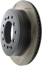 Charger l&#39;image dans la galerie, StopTech Power Slot 01-07 Toyota Sequoia/03-09 4 Runner / 03-09 Lexus GX470 Slotted Right Rr Rotor