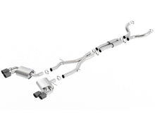 गैलरी व्यूवर में इमेज लोड करें, Borla 16-17 Chevy Camaro 6.2L 4in Dual CF Tips w/Black Core Dual Split Exit ATAK Catback Exhaust