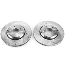 Carica l&#39;immagine nel visualizzatore di Gallery, Power Stop 17-18 Acura ILX Front Evolution Drilled &amp; Slotted Rotors - Pair
