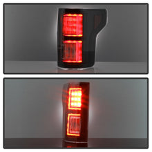 Cargar imagen en el visor de la galería, Spyder Ford F150 2015-2017 Light Bar LED Tail Lights - Black ALT-YD-FF15015-LBLED-BK