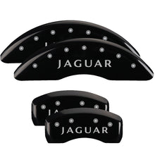Cargar imagen en el visor de la galería, MGP 4 Caliper Covers Engraved Front Acura Rear MDX Black Finish Silver Char 2017 Acura MDX