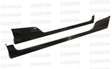 Carica l&#39;immagine nel visualizzatore di Gallery, Seibon 02-04 Honda Civic SI TR Style Carbon Fiber Side Skirts