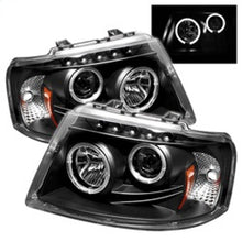 Carica l&#39;immagine nel visualizzatore di Gallery, Spyder Ford Expedition 03-06 Projector Headlights LED Halo LED Blk (Not Included) PRO-YD-FE03-HL-BK
