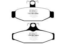 Cargar imagen en el visor de la galería, EBC 90-00 Aston Martin Vantage 5.3 (Twin Supercharged)(AP) Yellowstuff Rear Brake Pads