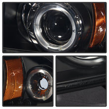 Laden Sie das Bild in den Galerie-Viewer, Spyder Dodge Dakota 97-04/Durango 98-03 1PC Projector Headlights LED Halo LED Blk PRO-YD-DDAK97-BK