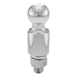 Curt 1-7/8in Trailer Ball (1in x 2-1/8in Shank 2in Rise 3500lbs Chrome)
