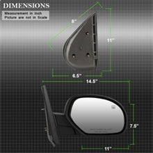 Carica l&#39;immagine nel visualizzatore di Gallery, xTune 07-14 Chevy Silverado Heated Mirror - Right MIR-03CS07-PW-R