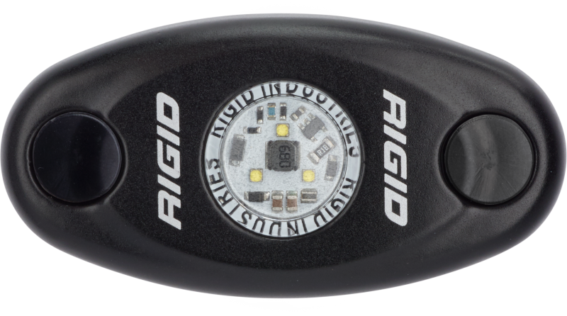 Rigid Industries A-Series Light - Black - Low Strength - Warm White