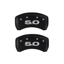 Charger l&#39;image dans la galerie, MGP Rear set 2 Caliper Covers Engraved Rear 50 Red finish silver ch