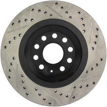 Carica l&#39;immagine nel visualizzatore di Gallery, StopTech 09 VW Passat CC / 06-09 Passat Slotted &amp; Drilled Right Rear Rotor