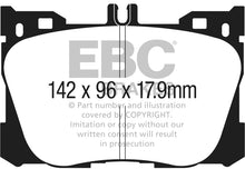Carica l&#39;immagine nel visualizzatore di Gallery, EBC 2017+ Mercedes-Benz E300 (W213) 2.0L Turbo Yellowstuff Front Brake Pads