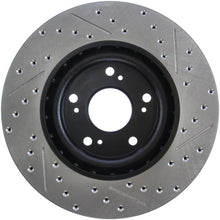 Laden Sie das Bild in den Galerie-Viewer, StopTech 02-06 Acura RSX Type S / 06-09 Honda Civic Si Slotted &amp; Drilled Right Front Rotor