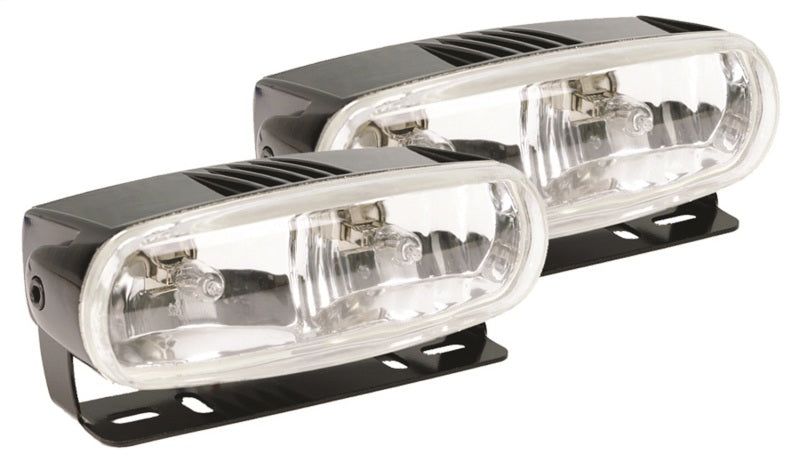 Hella Optilux 2020 12V Black Dual Beam Halogen Fog/Driving Lamp Kit